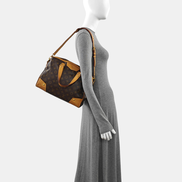 RETIRO NM Monogram Coated Canvas Brown