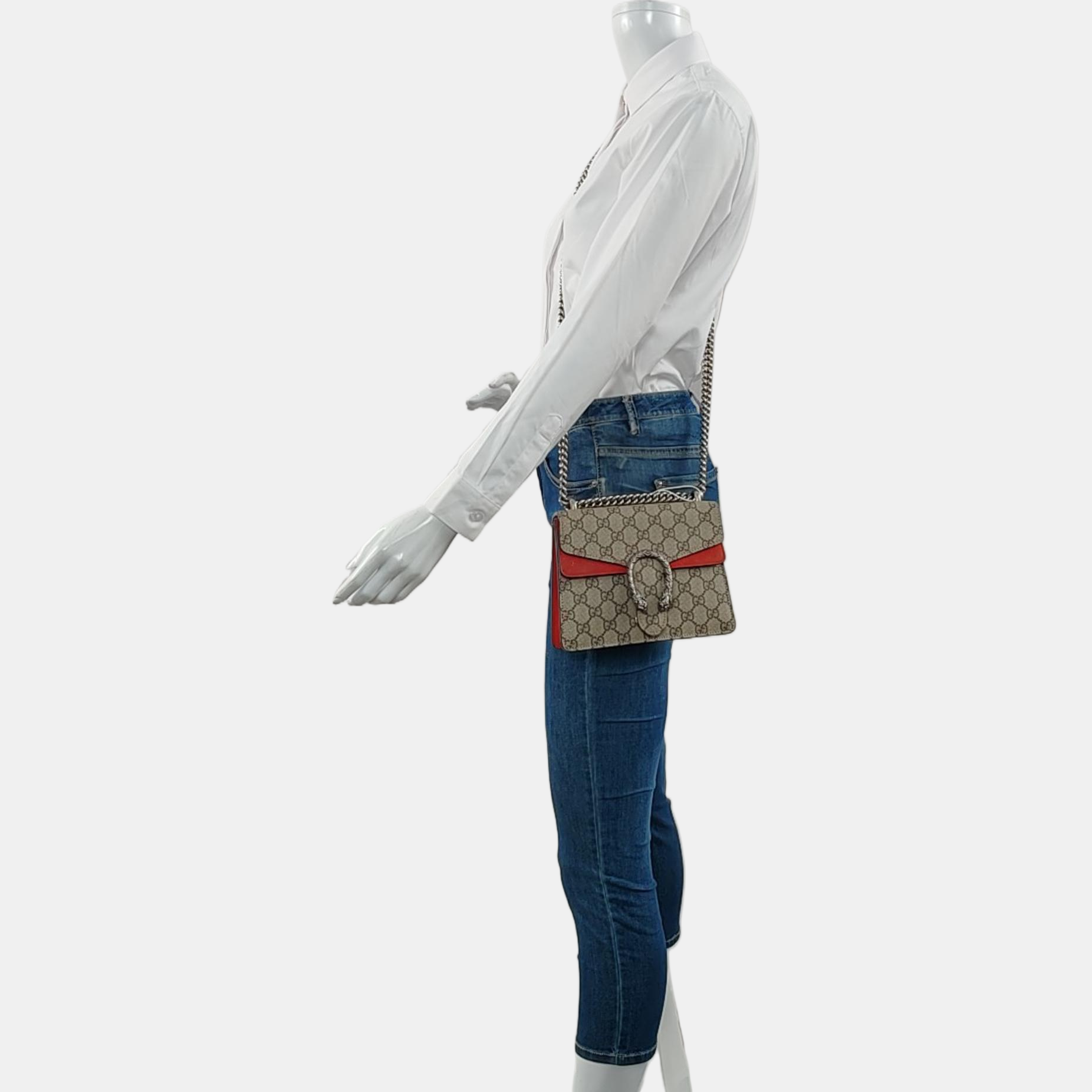 Authenticated pre-owned  Dionysus Mini Monogram Coated Canvas Beige - Shoulder Bag at Looply