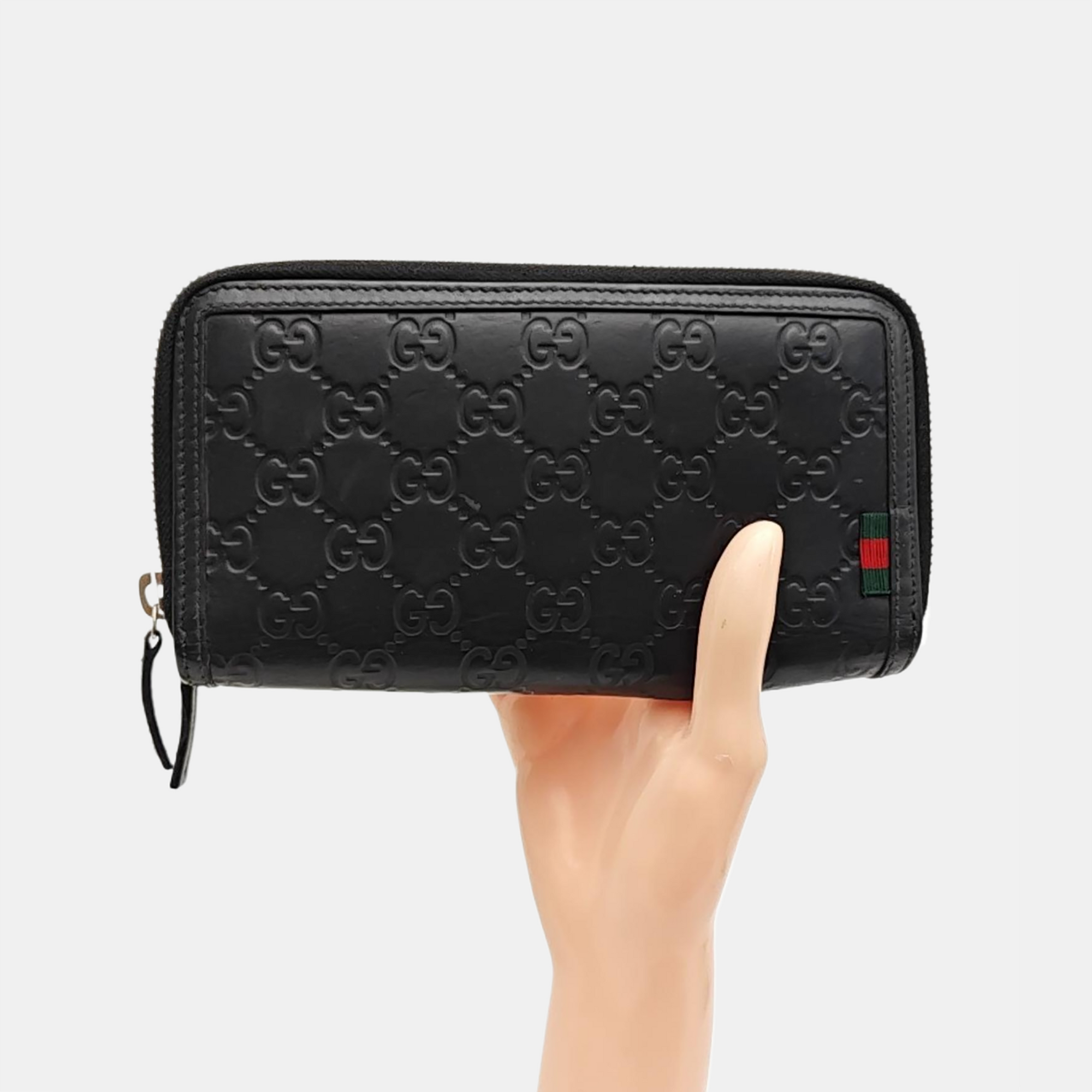 Monogram Calfskin Wallet Black