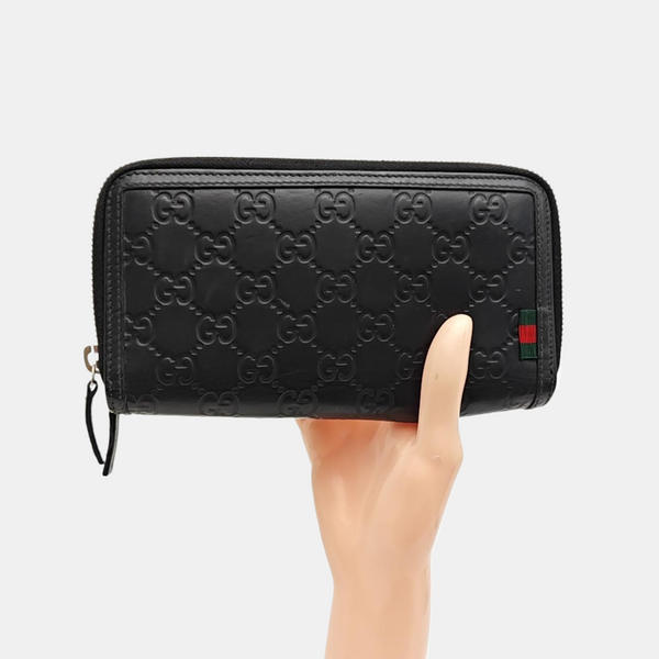 Monogram Calfskin Wallet Black