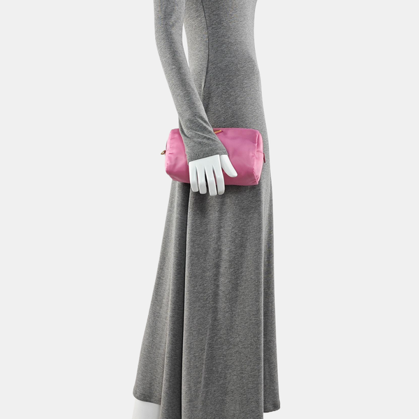 Nylon Clutch Pink