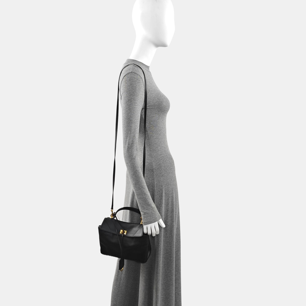 Calfskin Shoulder Bag Mini Black