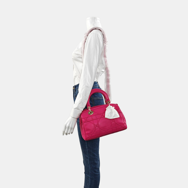 Granville Cannage Calfskin Red