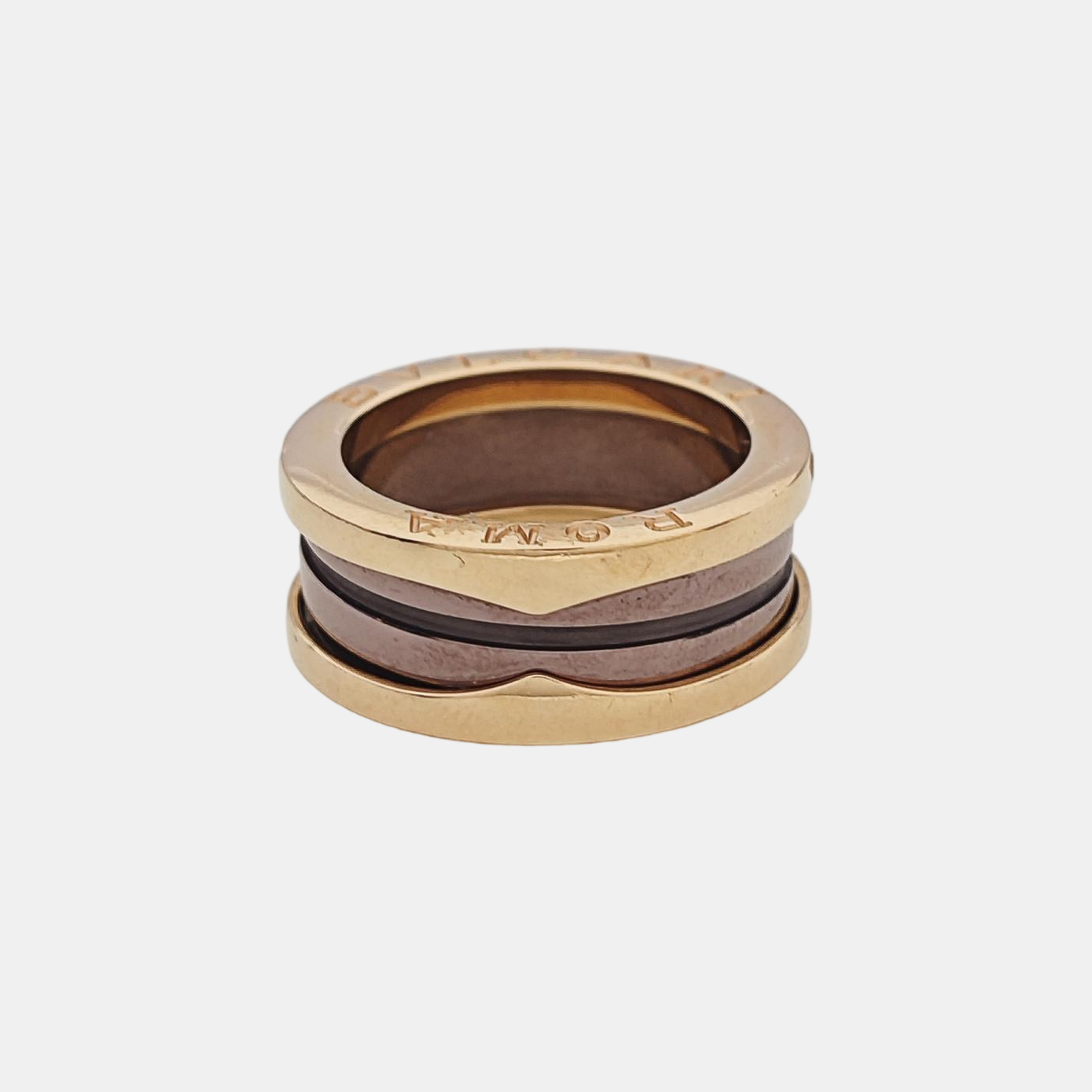B.ZERO1 18k Rose Gold Ring EU 50