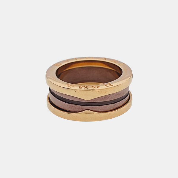 B.ZERO1 18k Rose Gold Ring EU 50