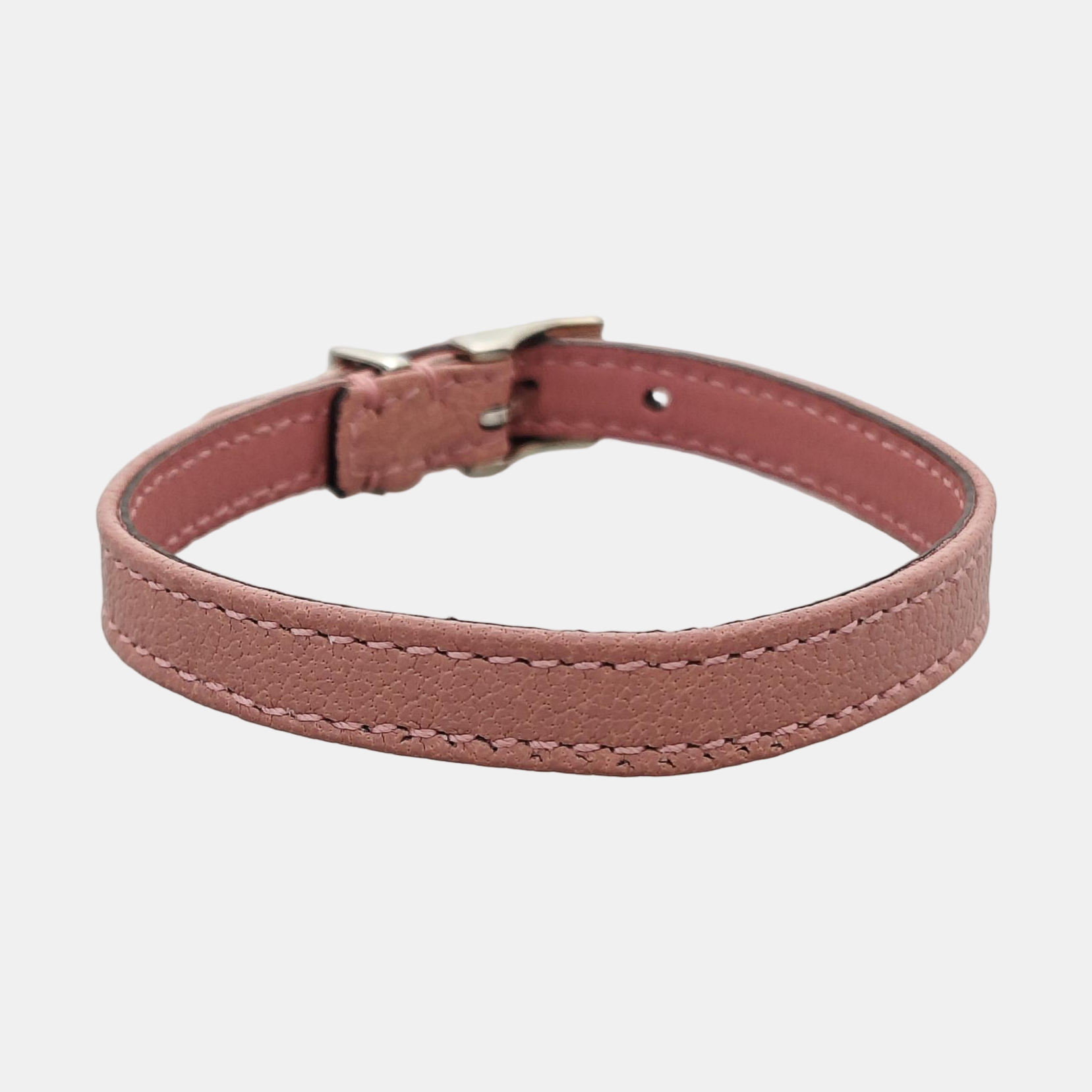 GG Running Leather Pink Bangle