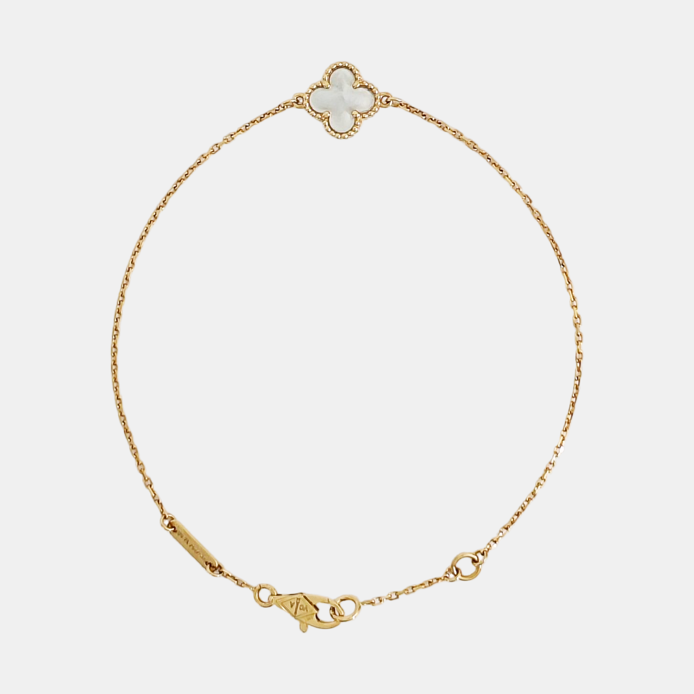 Sweet Alhambra 18k Gold Bracelet