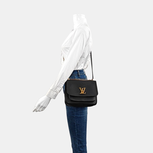 LOCKME TENDER PM Calfskin Black