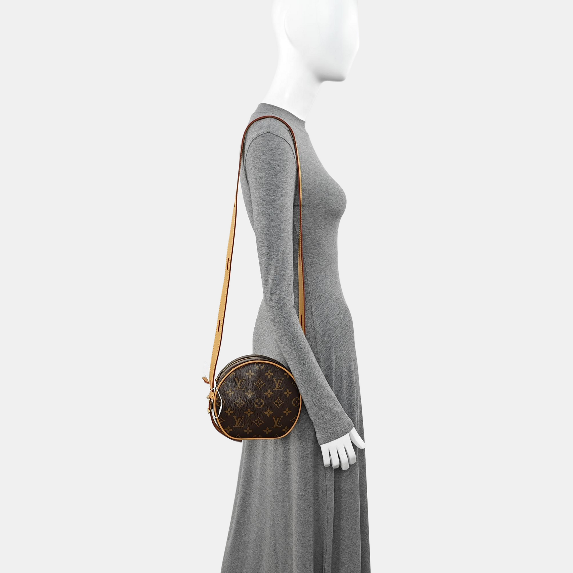 BOITE CHAPEAU PM Monogram Coated Canvas Brown
