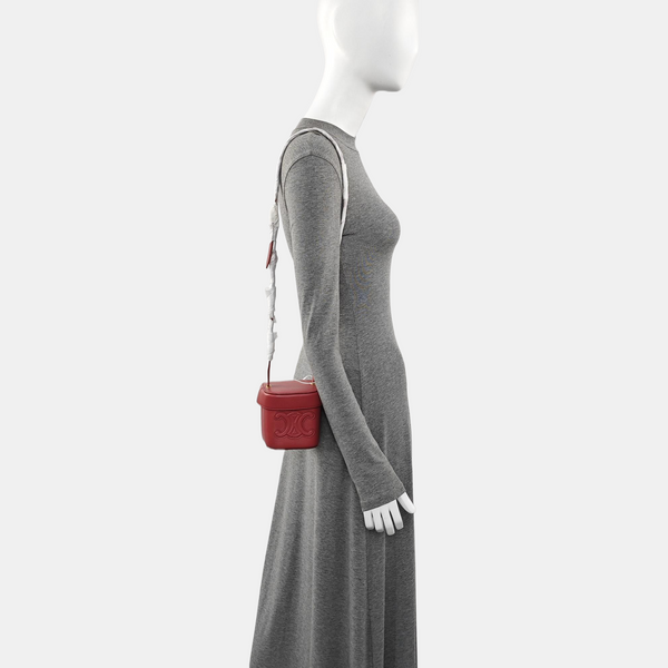 Calfskin Shoulder Bag Beige