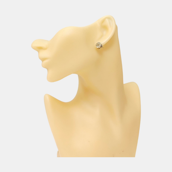 Metal Gold Stud Earrings