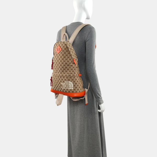 The North Face X Gucci Monogram Canvas Beige