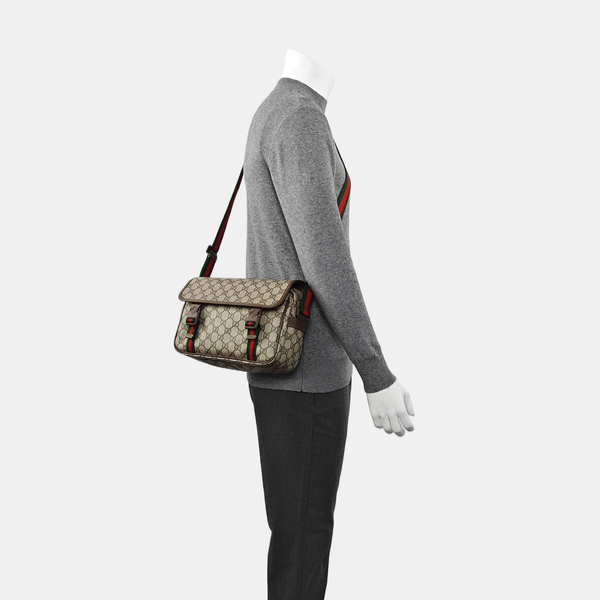 GG Supreme Monogram Coated Canvas Beige