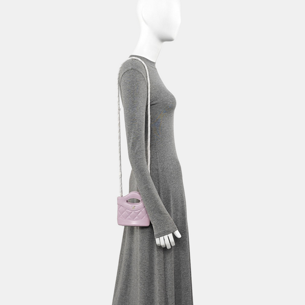 CHANEL 31 Quilted Lambskin Purple