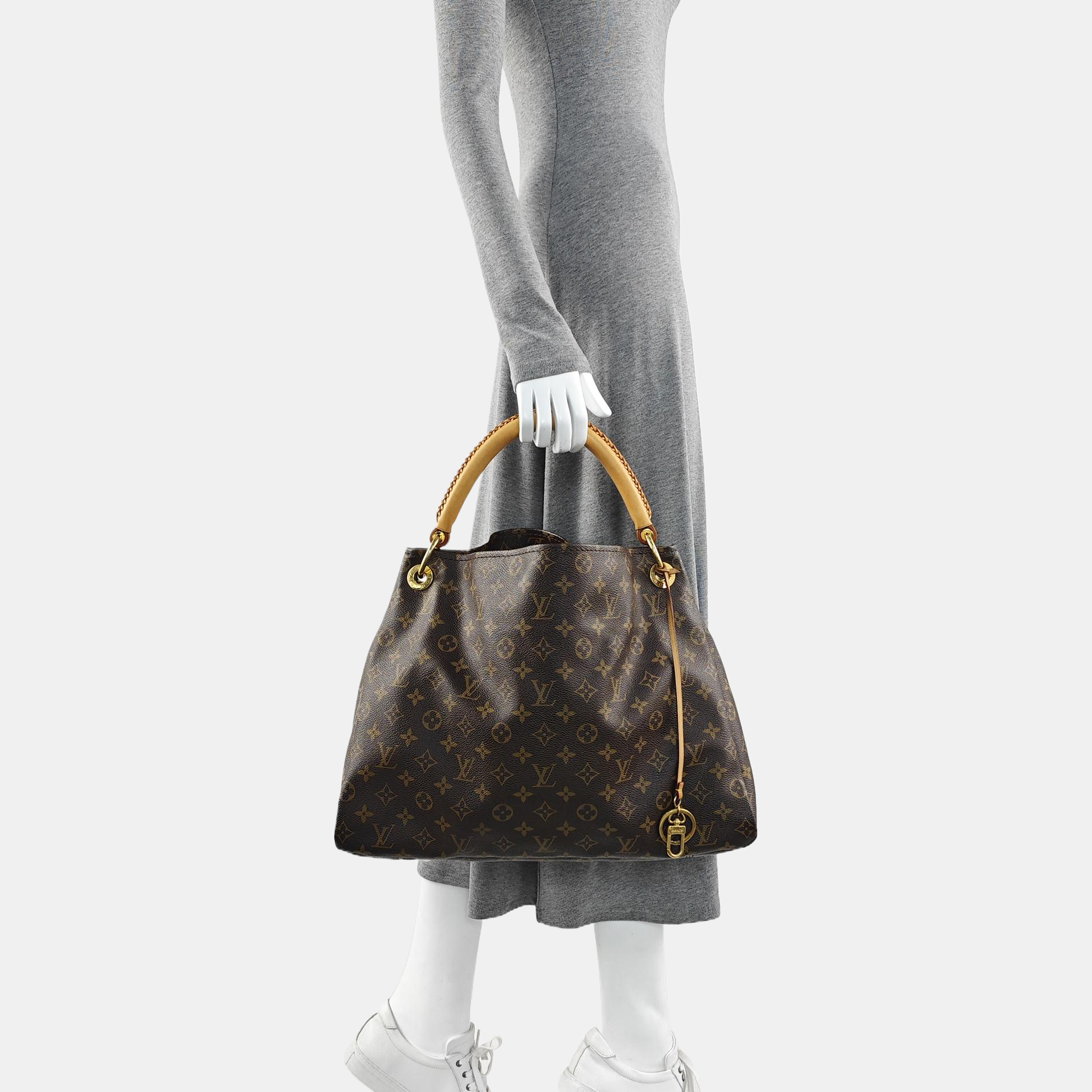 ARTSY MM Monogram Coated Canvas Brown