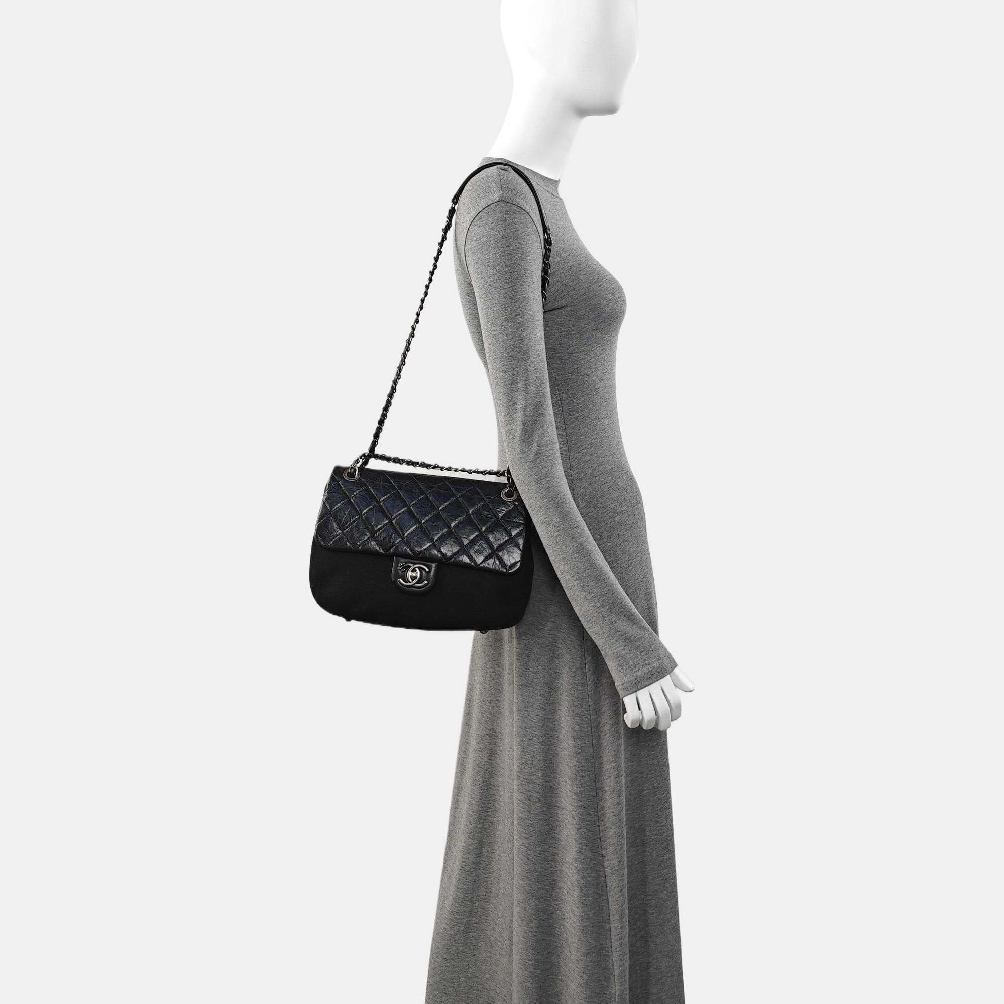 Quilted Calfskin Black