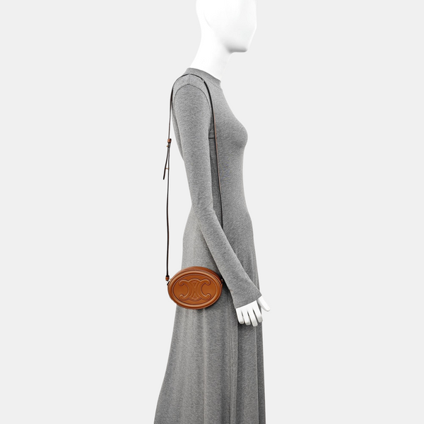 TRIOMPHE Small Calfskin Brown
