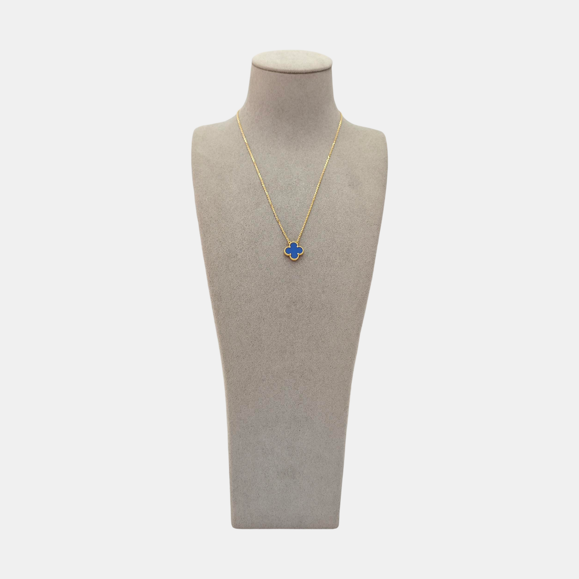 Vintage Alhambra 18k Gold Necklace