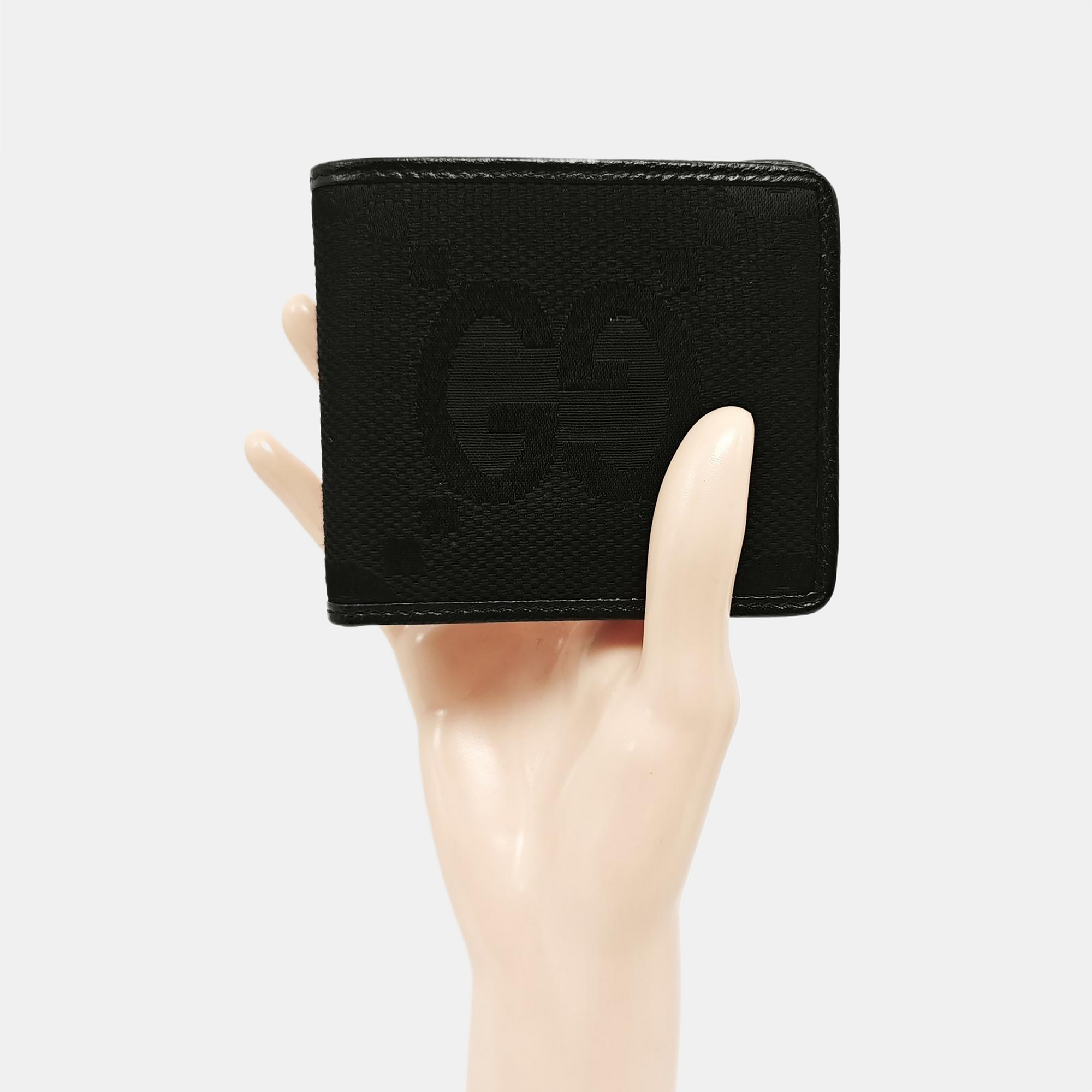 Monogram Calfskin Wallet Black