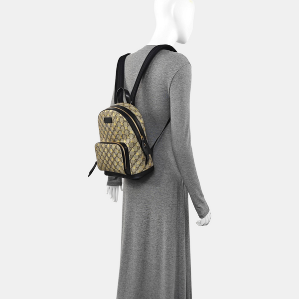 Eden Monogram Coated Canvas Beige