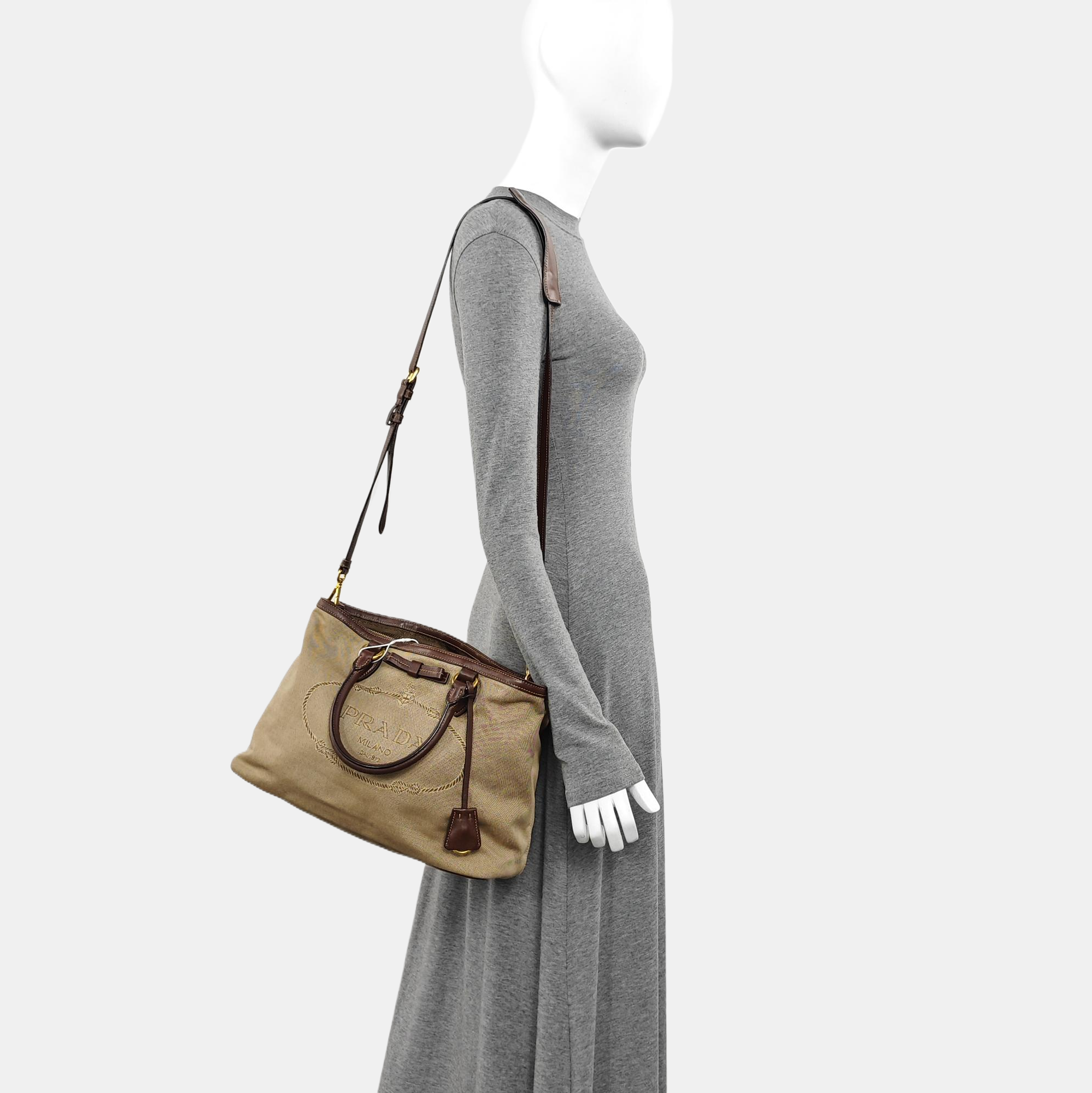 Canvas Tote Bag Brown