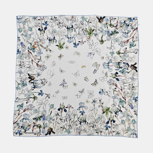 Mulberry Silk Silk Scarf White