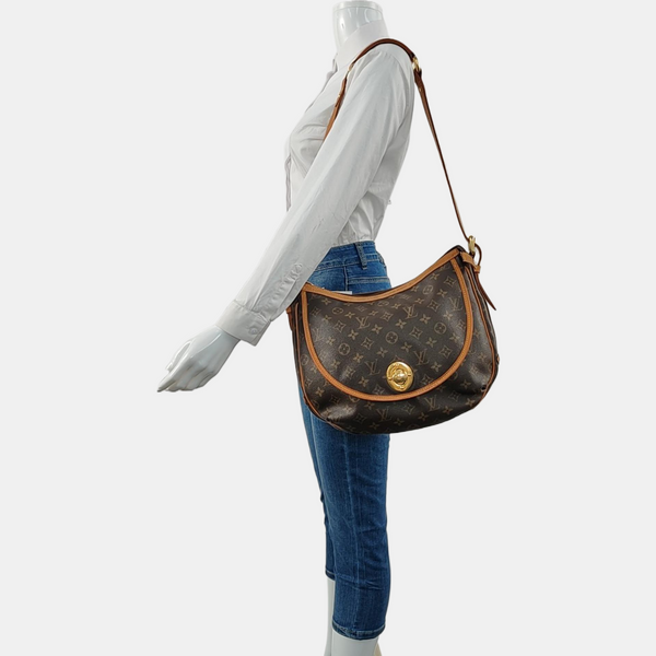 TULUM GM Monogram Coated Canvas Brown
