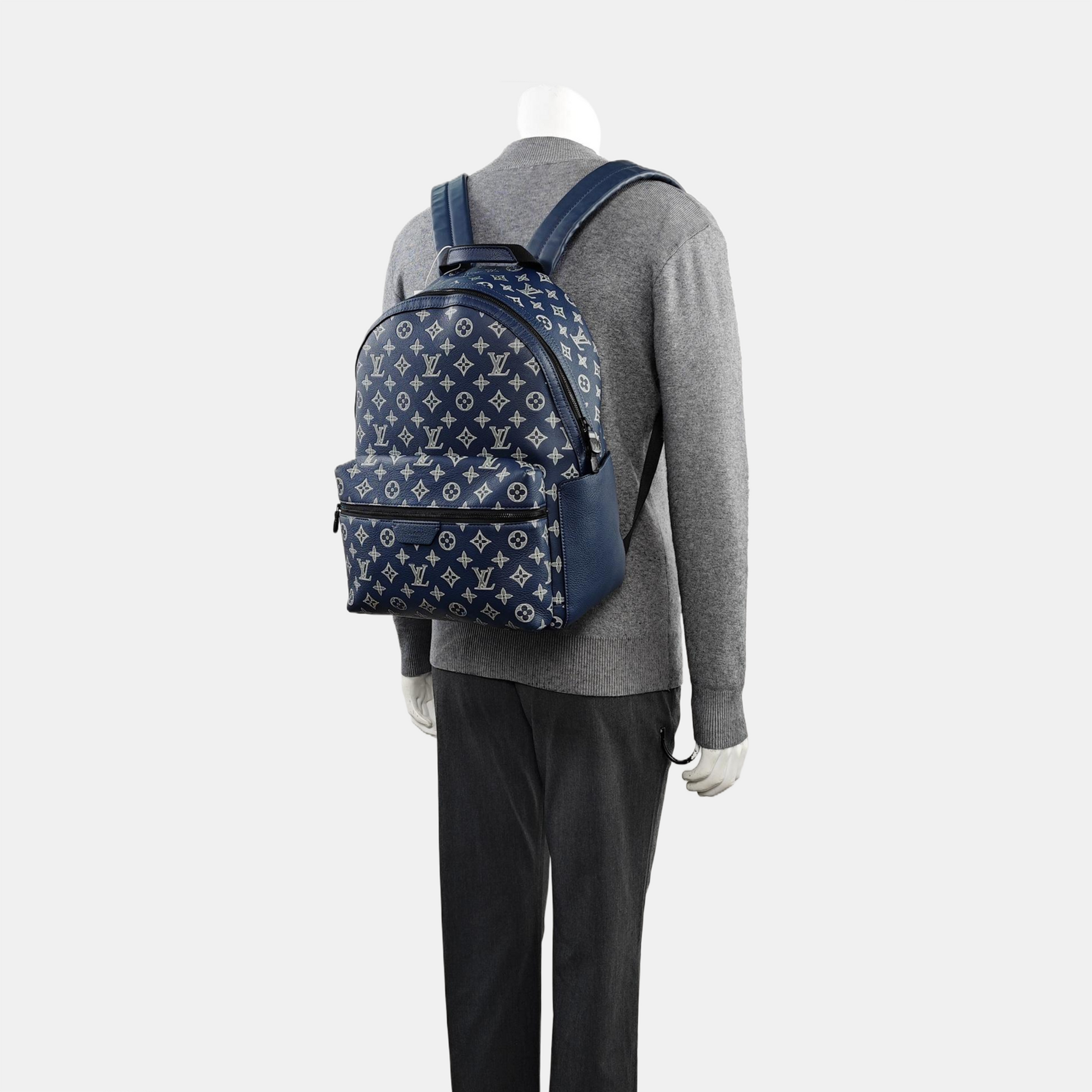 DISCOVERY Monogram Calfskin Blue