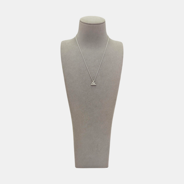 LV VOLT 18k White Gold Silver Necklace