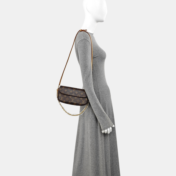 IVY Monogram Coated Canvas Brown