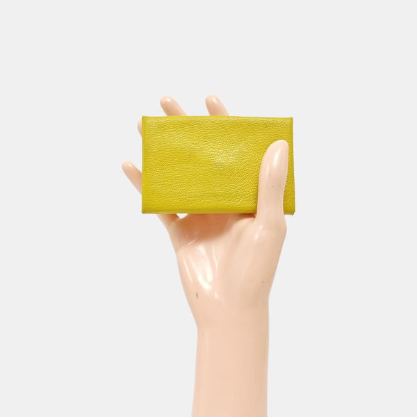 Calvi Chèvre Mysore Yellow Card Holder
