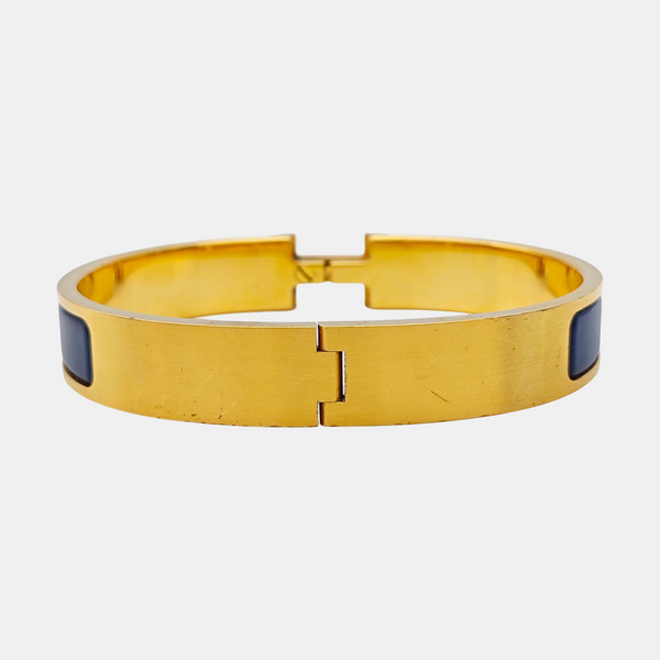 Clic H Metal Gold Bangle
