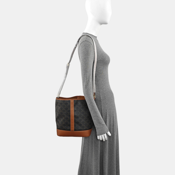 TRIOMPHE CANVAS Medium Coated Canvas Brown