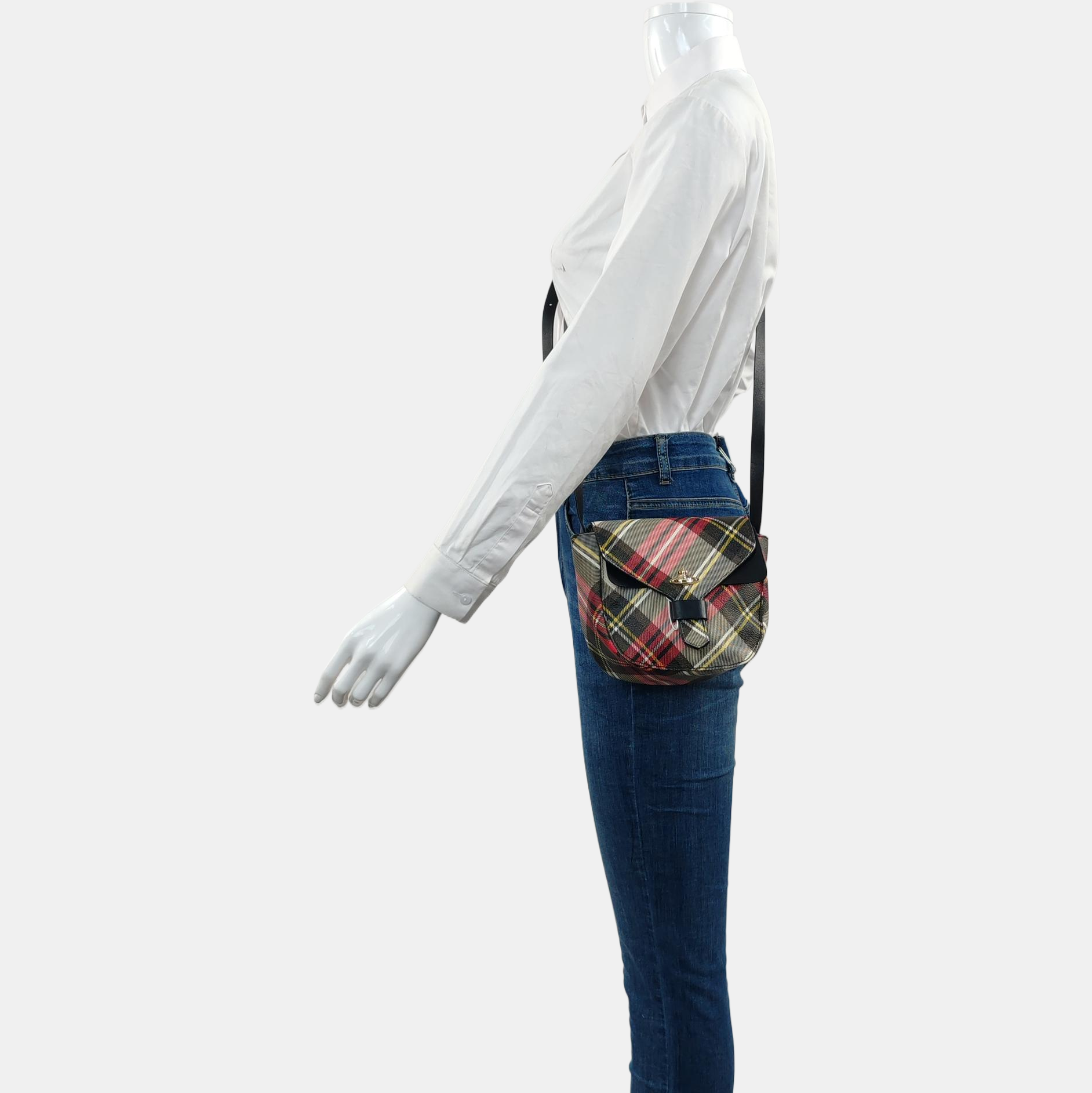 Calfskin Shoulder Bag Multicolor