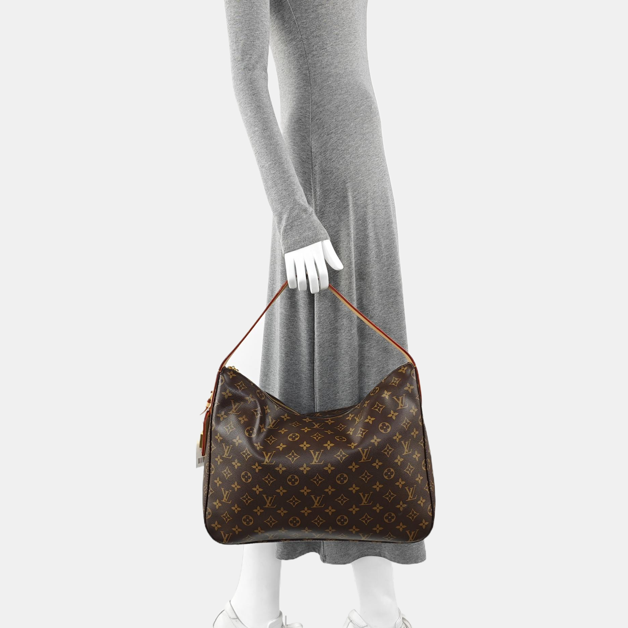 SLOUCHY MM Monogram Coated Canvas Brown