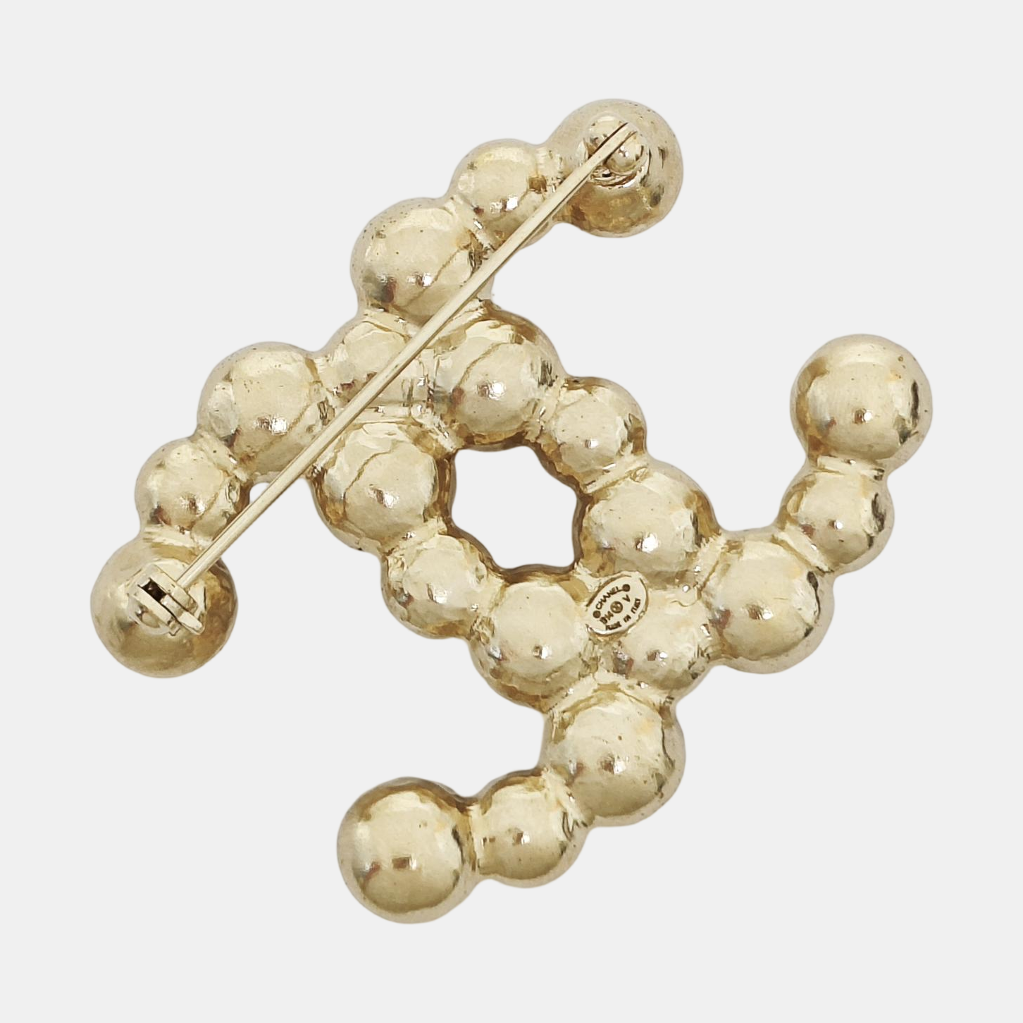 Vintage Metal Gold Brooch