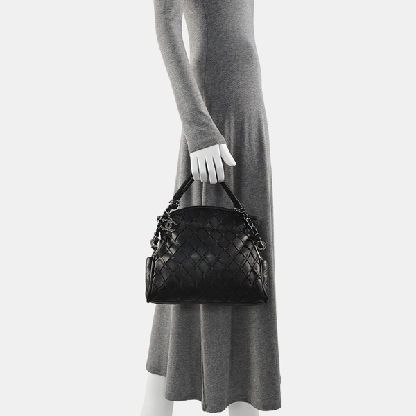 Quilted Lambskin Black