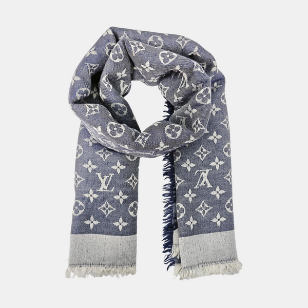 Mulberry Silk Scarf Blue
