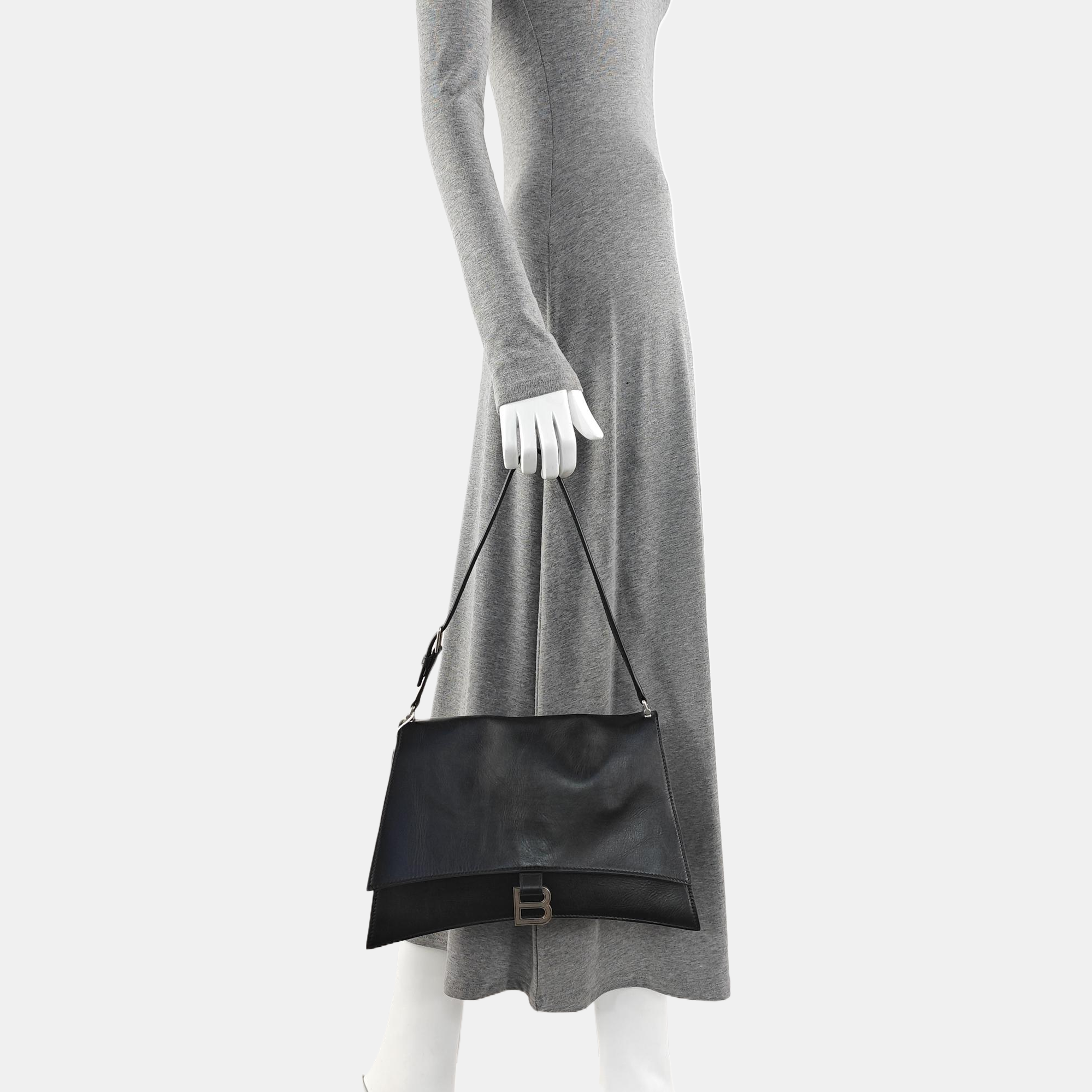Crush Medium Calfskin Black