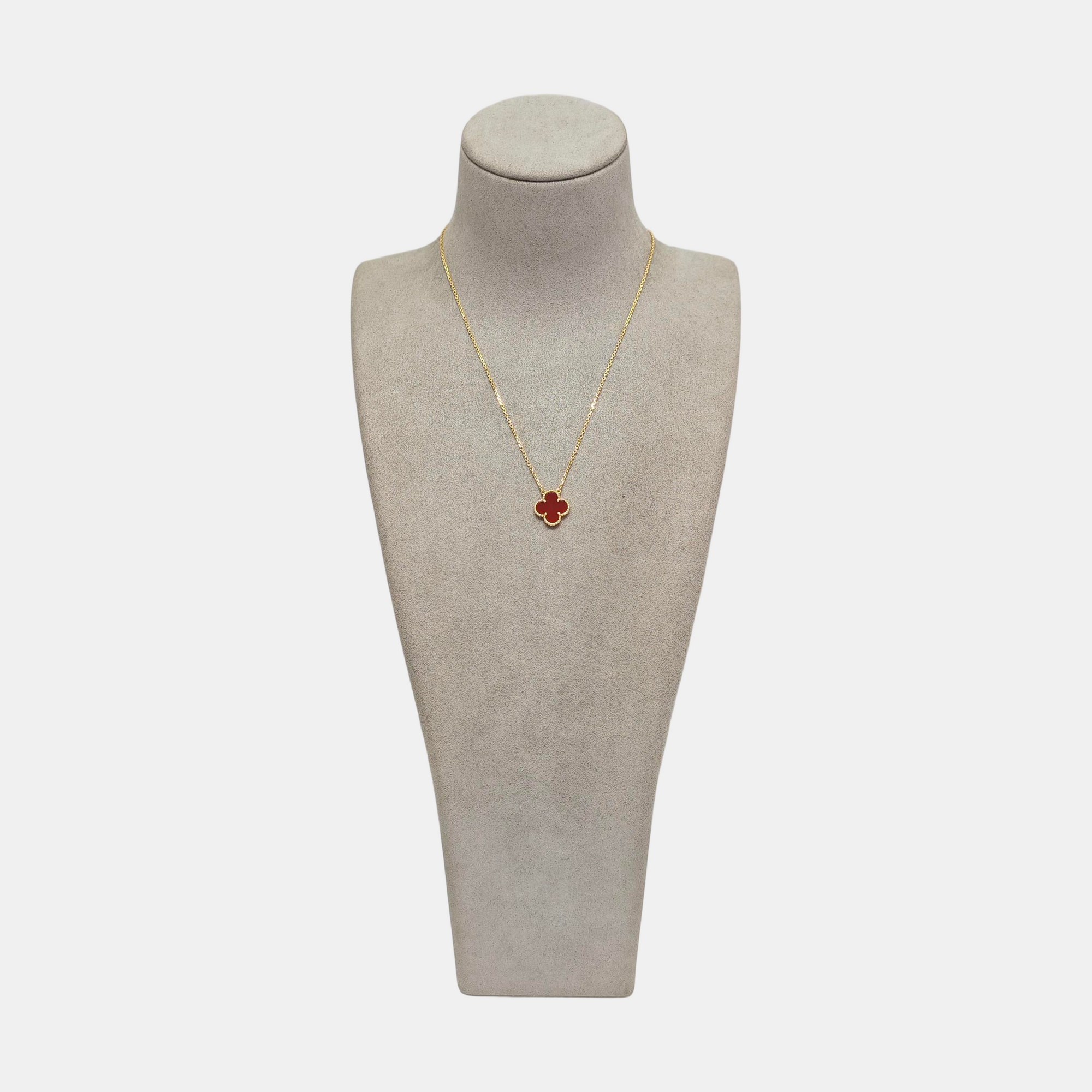 Vintage Alhambra 18k Gold Necklace