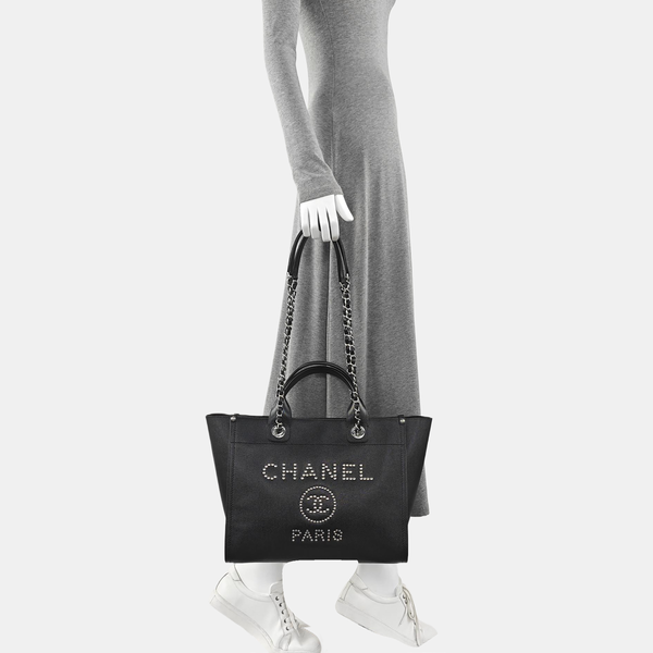 DEAUVILLE Small Calfskin Black