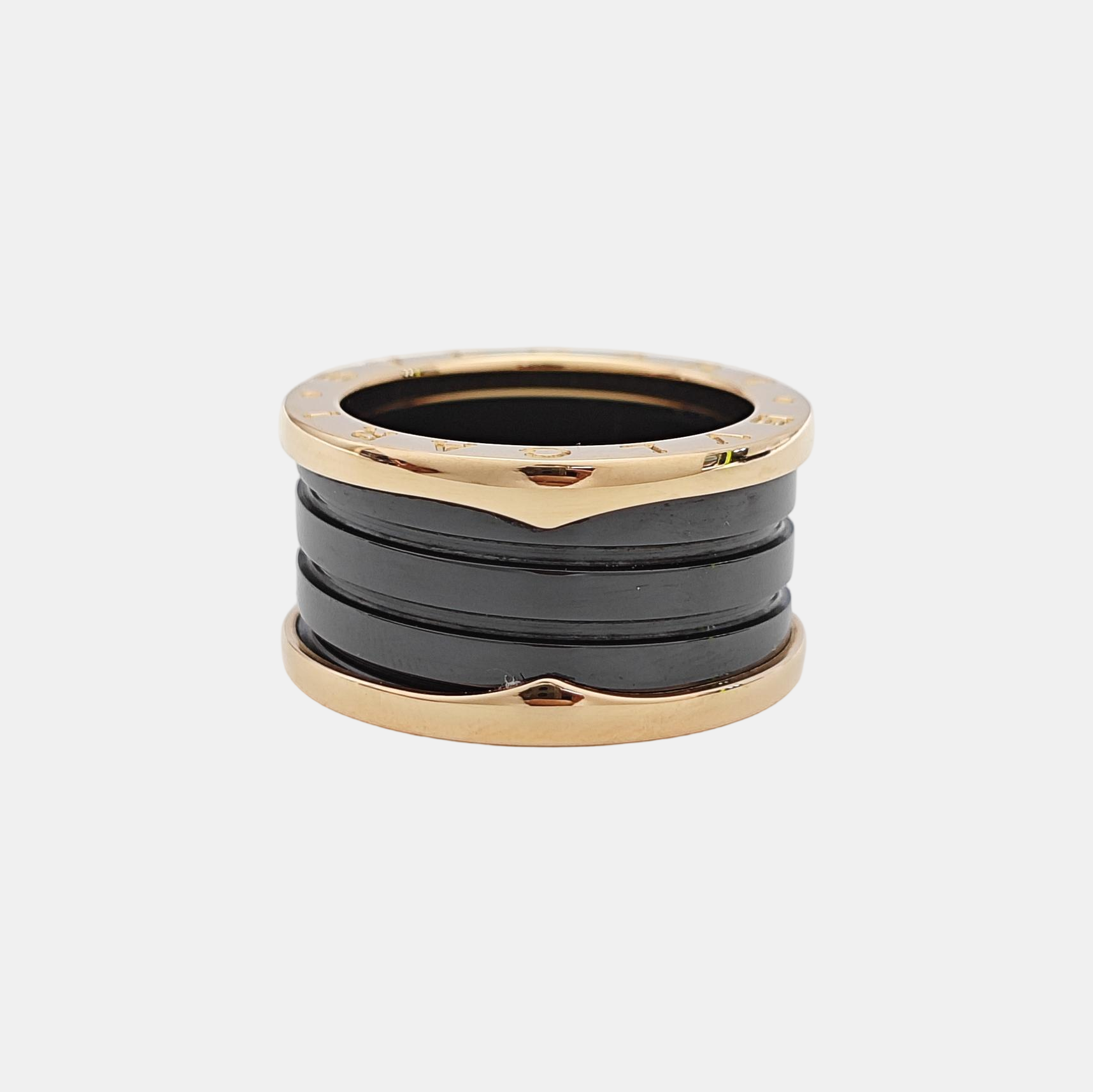 B.ZERO1 18k Rose Gold Ring EU 55