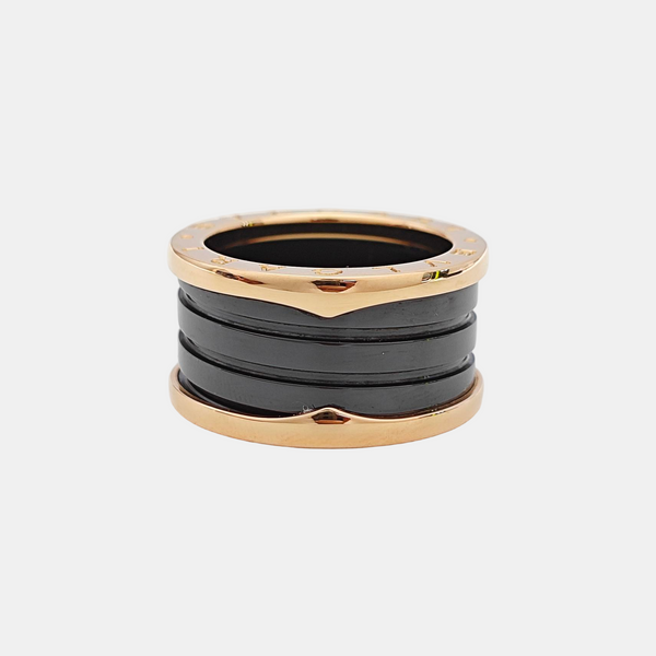 B.ZERO1 18k Rose Gold Ring EU 55