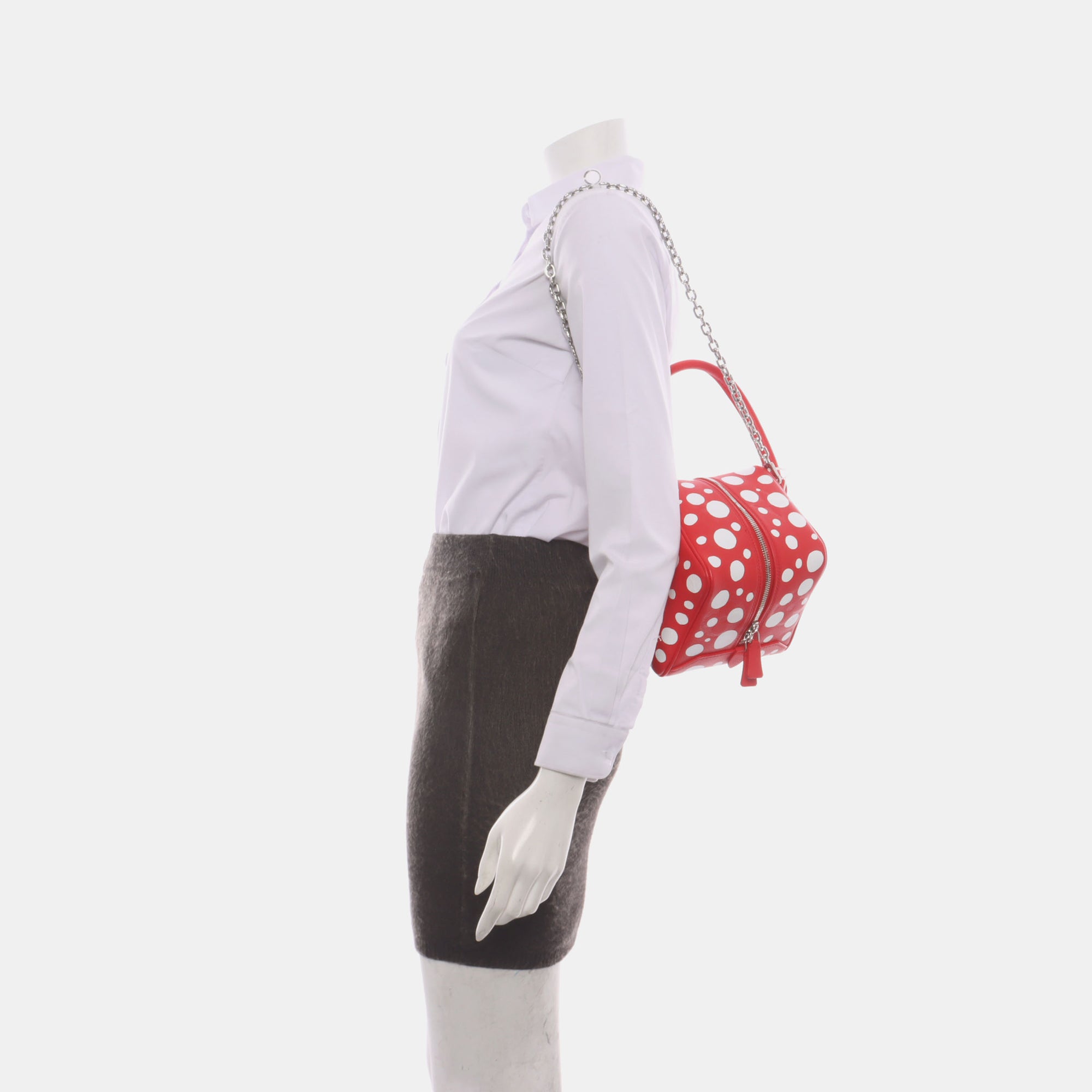 SQUARE Calfskin Red