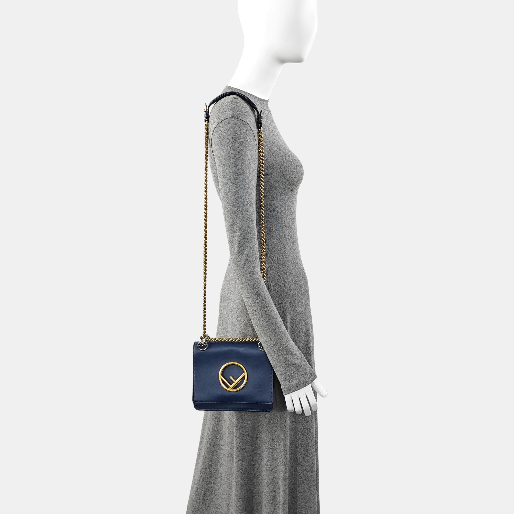 Kan I F Small Calfskin Blue