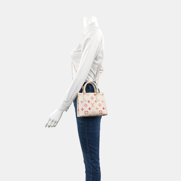 ONTHEGO BB Monogram Calfskin Beige