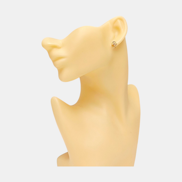 LOVE 18k Rose Gold Stud Earrings