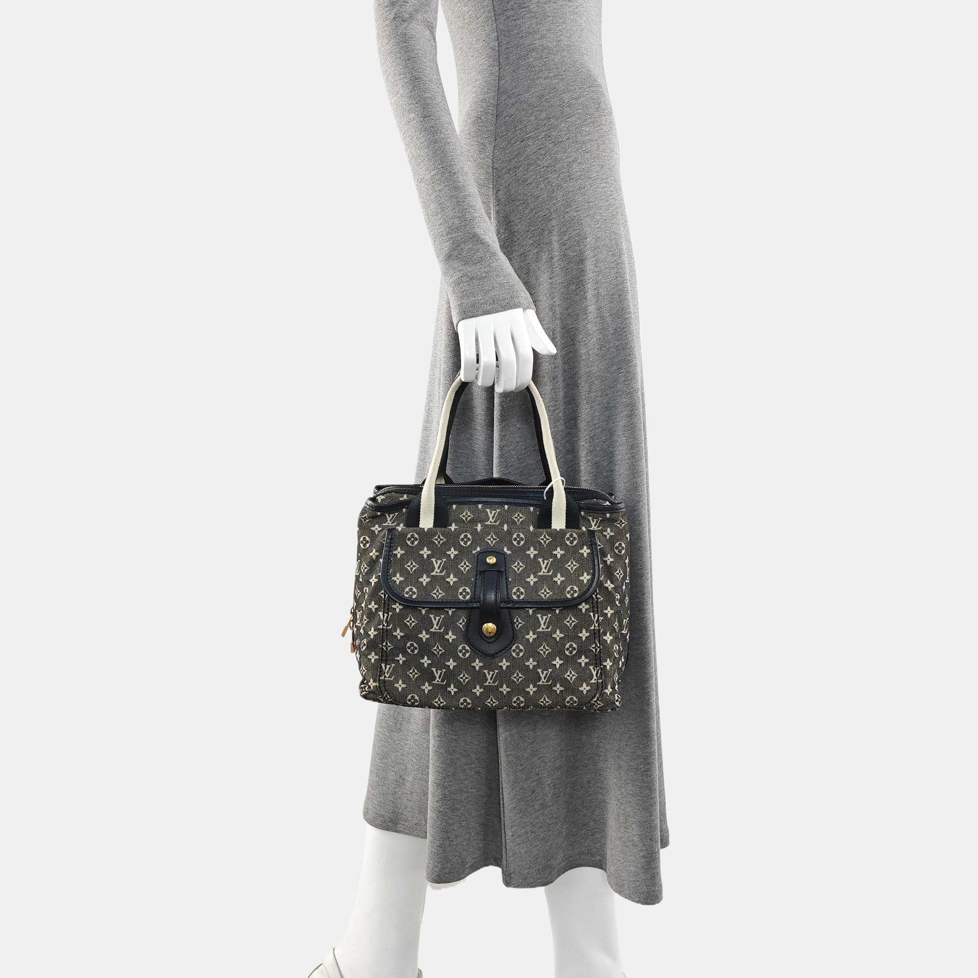 MARY KATE Mini Monogram Canvas Gray
