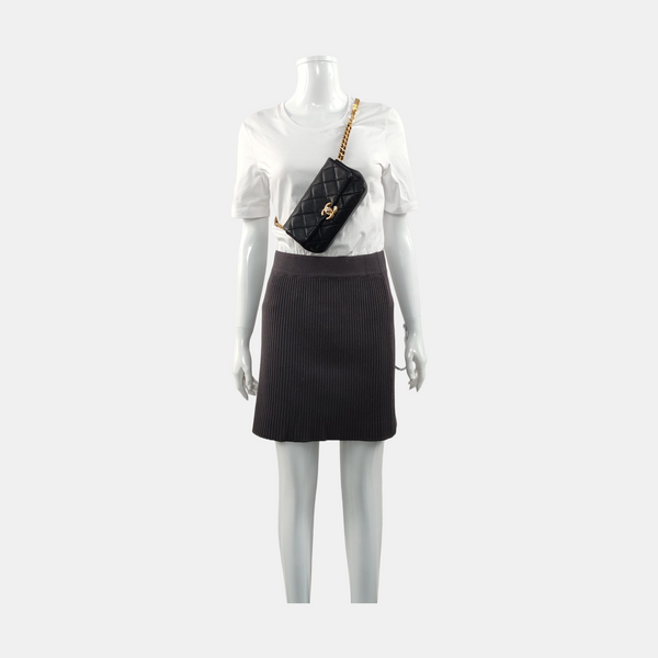 Caviar Quilted Grained Calfskin Black