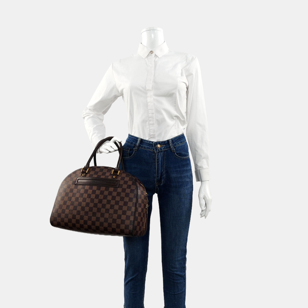 NOLITA Damier Ebene Coated Canvas Brown